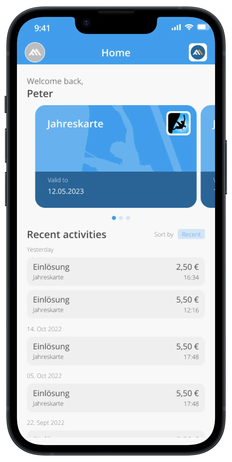 Freeclimber Members App